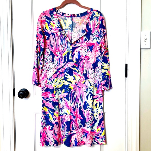 Lilly Pulitzer Dresses & Skirts - LILLY PULITZER BANYAN DRESS SUNKEN TREASURE SIZE SMALL